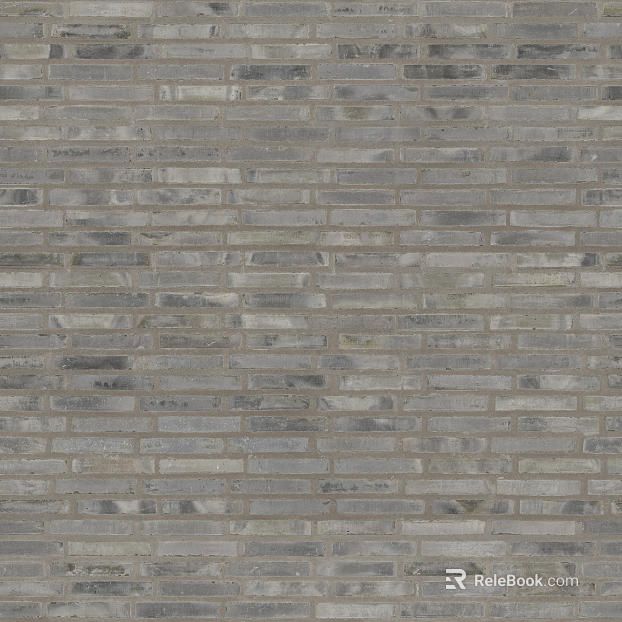 Brick wall exterior wall tile gray seamless texture