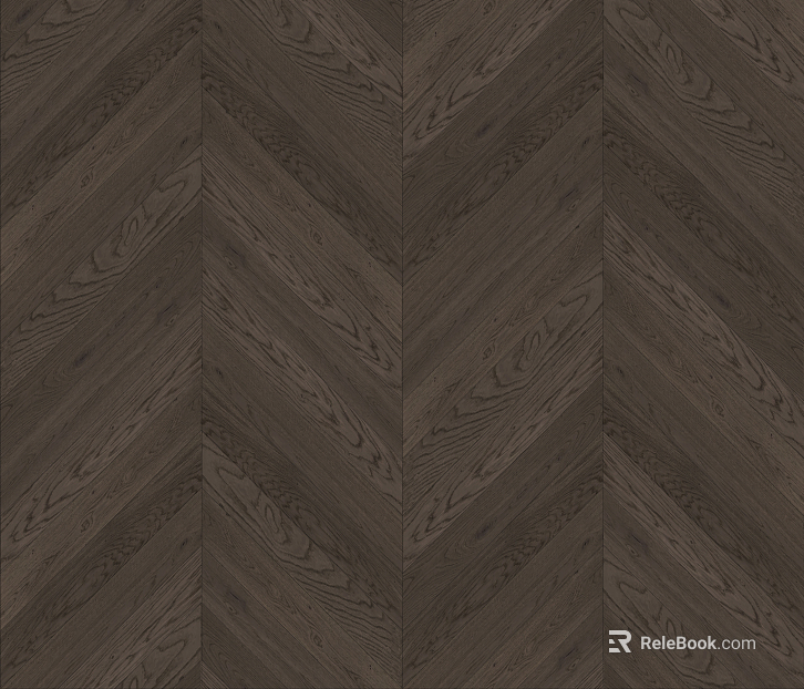 Wood floor dark fish bone pattern texture