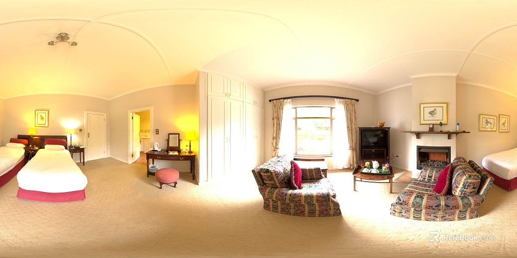 Indoor Guest Room Suite Daytime HDR texture