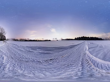 Outdoor snow day HDR texture (ID:ffach863874)