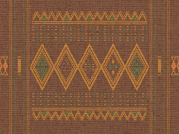 Ethnic wind brown bottom geometric pattern cloth texture (ID:ffaeh129046)