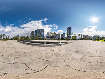 Urban HDRI texture (ID:ffach609605)
