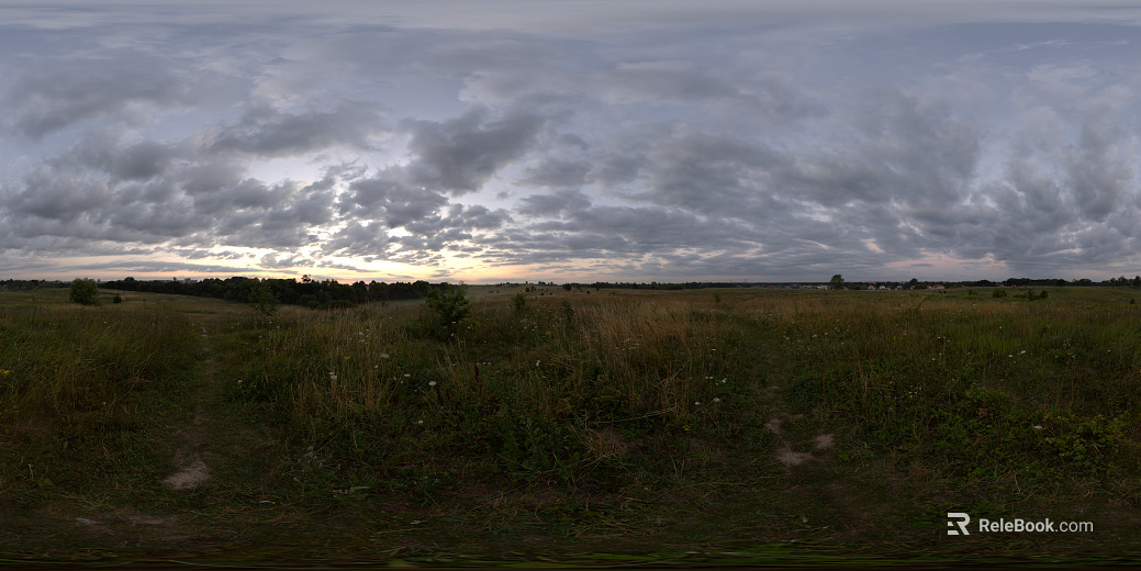 sky cloudy dusk hdr texture