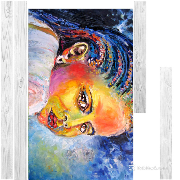 figure painting texture