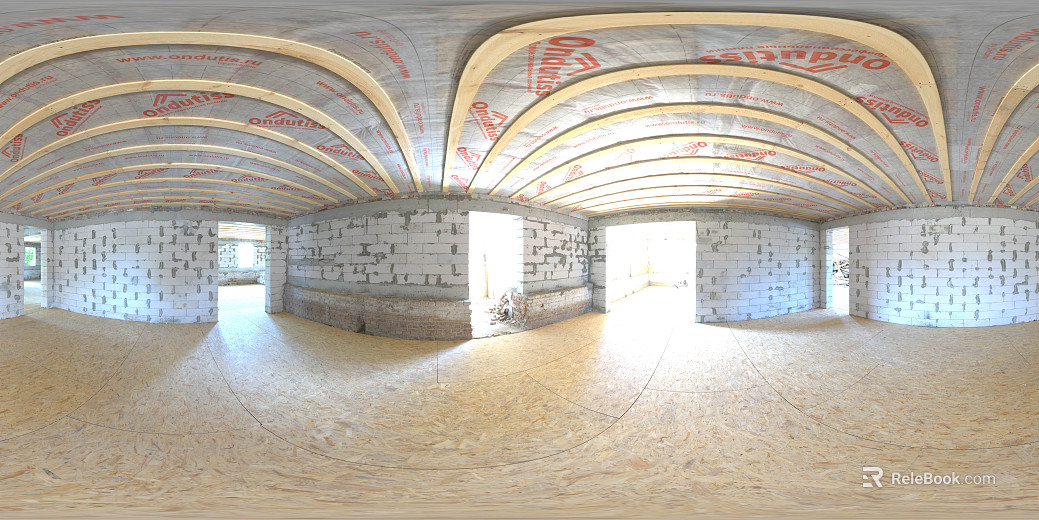 Blank Residential Space Indoor HDR texture