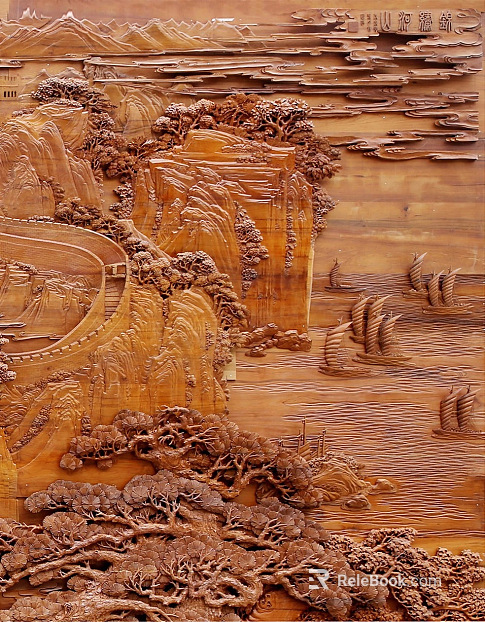wood carving texture