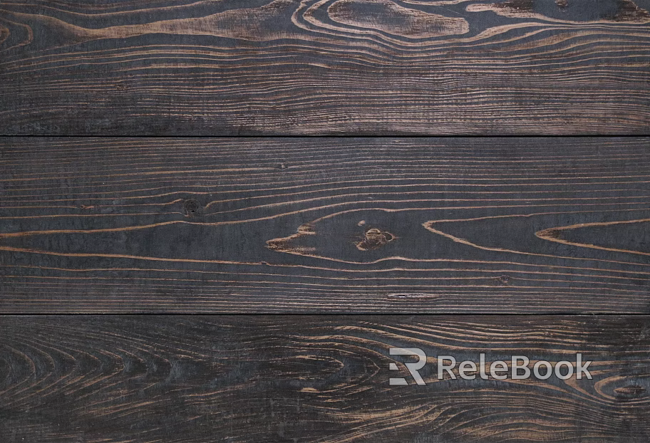 Wood Panel Black Outdoor Anticorrosive Wood texture