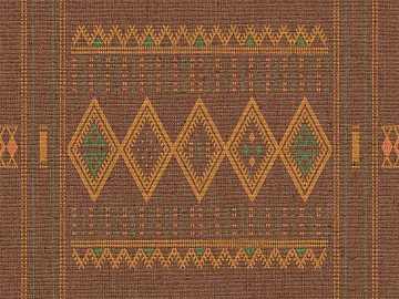 Brown bottom ethnic style pattern fabric soft fabric texture (ID:ffaeh511046)