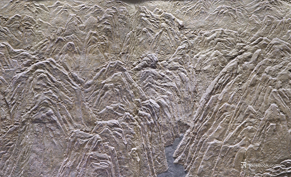 Silent Wind Rice Grey Art Paint Background Wall texture