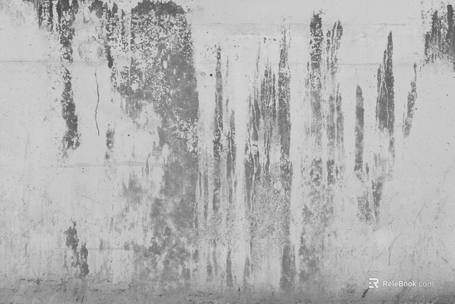 Cement wall white old latex paint texture