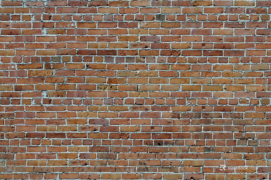 brick wall concrete brick red yellow texture