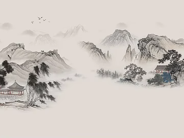 landscape painting texture (ID:ffaeg29151)