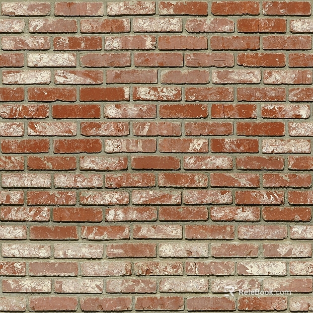 Red brown old brick wall building exterior wall texture