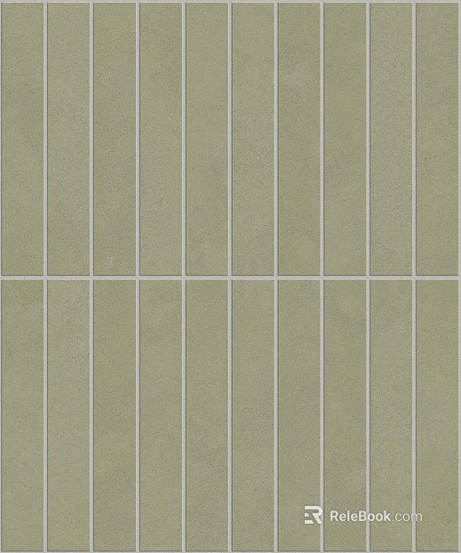 Modern plain-colored ceramic tiles for kitchens and bathrooms; strip-shaped tiles. texture