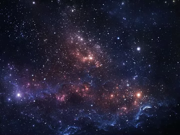 cosmic starry sky 3d model