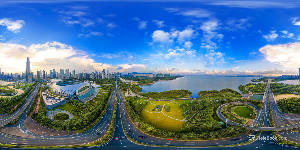 People's Park HDRI texture
