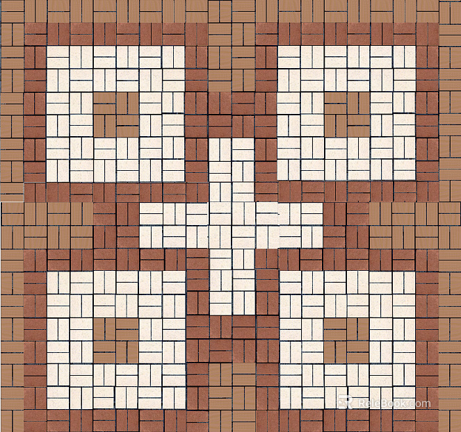 Outdoor red parquet floor tile texture