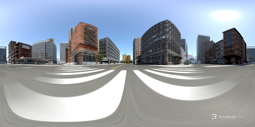 Foreign Street City HDR texture