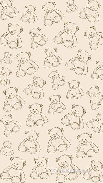 Children's wallpaper texture