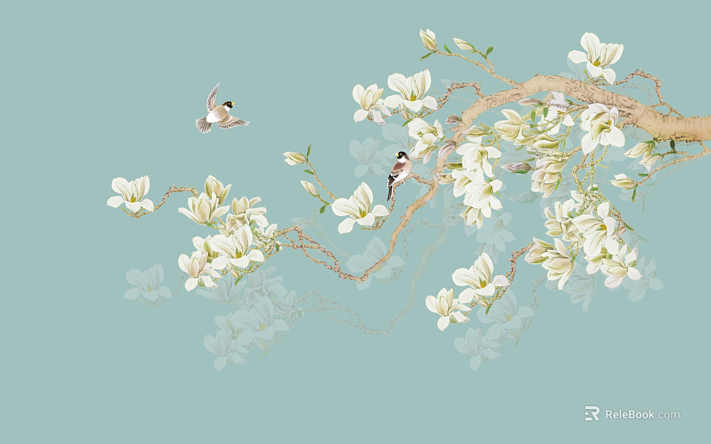 animal and plant pattern texture