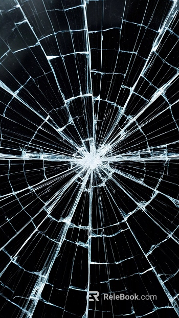 Broken glass texture