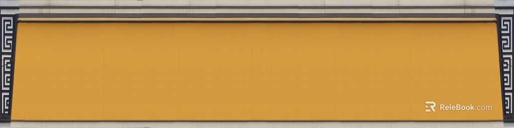Chinese-style yellow rolling shutter door for shops texture