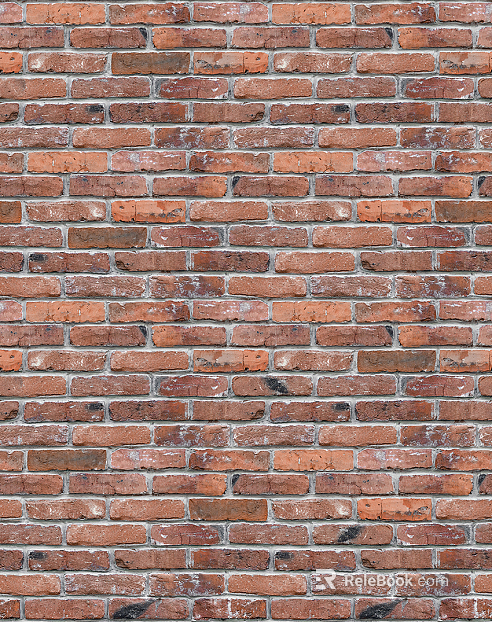 Brick wall horse teeth rub red brick wall texture