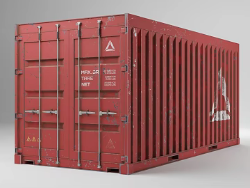 Red distressed container freight storage texture (ID:ffaeh216884)