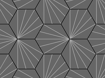 Hexagonal brick geometric gray texture (ID:ffagg58364)