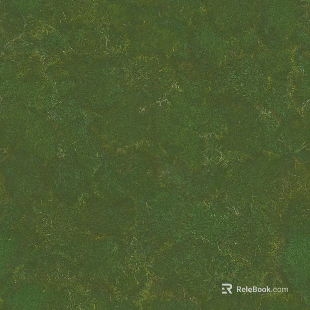 Dark green turf outdoor ground texture
