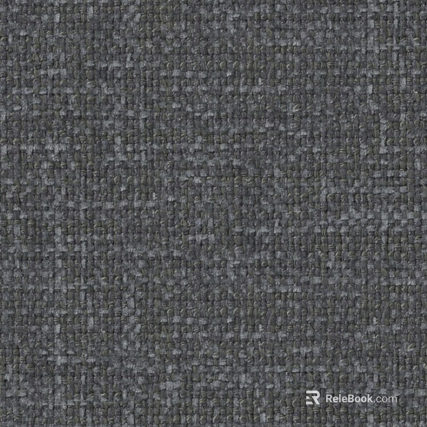 Italian dark gray cotton linen texture