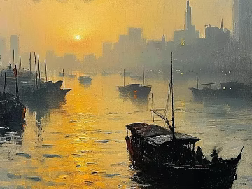 landscape painting texture (ID:ffach725534)