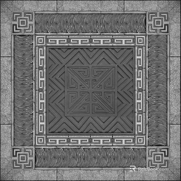 Black and White Bump texture