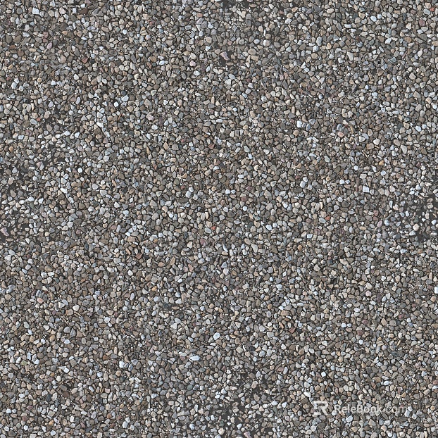 Ground gravel texture