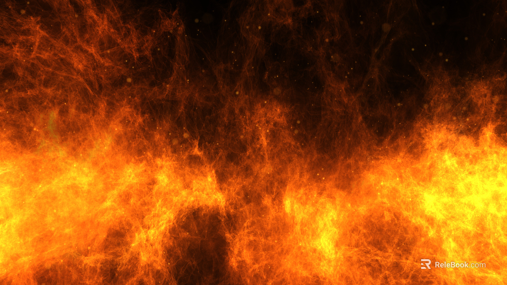 Modern spark flame bonfire texture