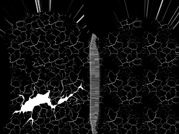 Black and white crack normal map texture (ID:ffaeh605251)