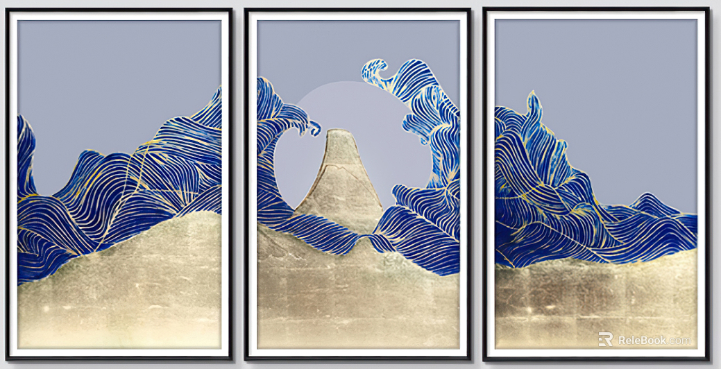 three-dimensional physical painting texture
