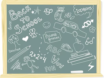 blackboard painting 3d model