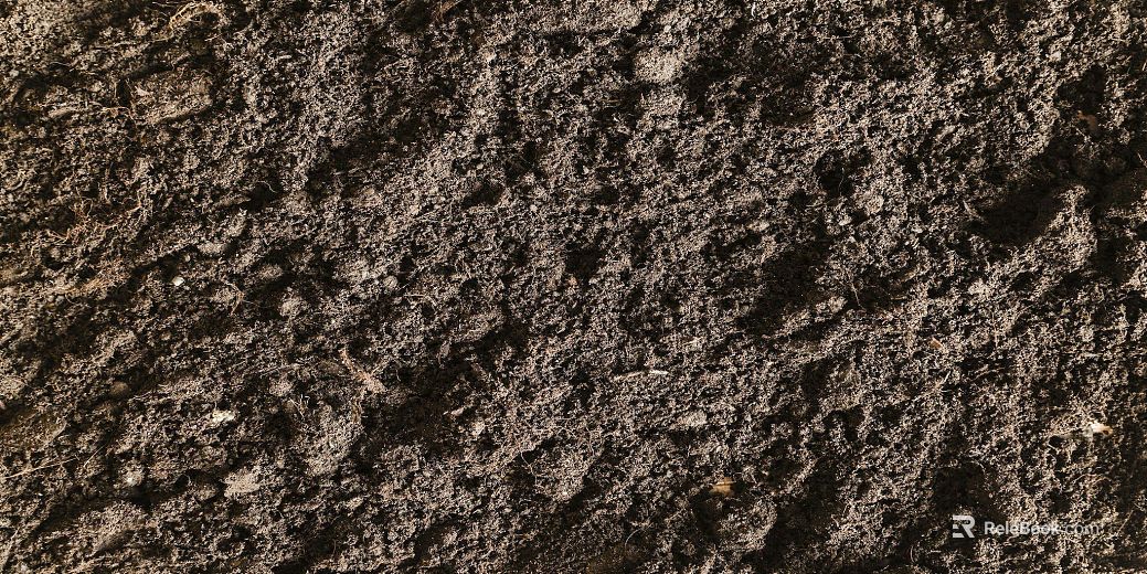 Dark brown dirt outdoor ground texture