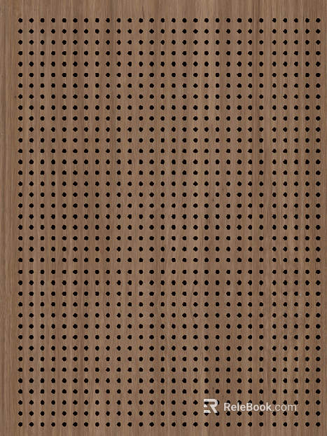 Sound Absorbing Board Wood Color Orifice Plate texture