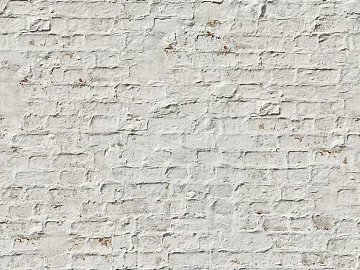 White painted brick wall interior wall texture (ID:ffaeh373551)