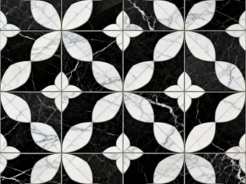 Modern Simple Antique Black and White Stone Parquet Flower Geometric Pattern Water Knife Cut Parquet Floor Tile Light Luxury Black and White Parquet Marble texture (ID:ffaeh084377) Modern Simple Antique Black and White Stone Parquet Flower Geometric Pattern Water Knife Cut Parquet Floor Tile Light Luxury Black and White Parquet Marble texture (ID:ffaeh084377)
