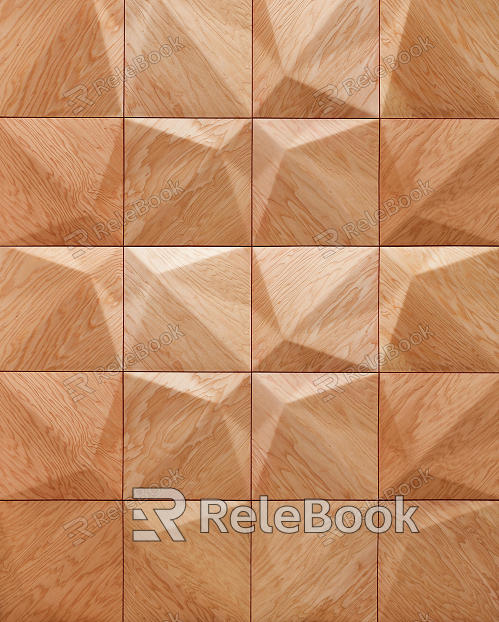 wood grain mosaic texture