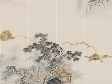 landscape painting texture (ID:ffajg43998)