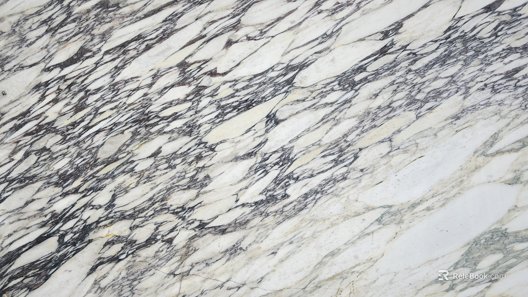 Ice pattern marble large flower white marble texture