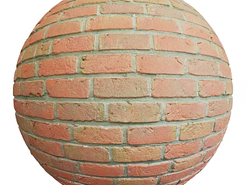 Brick wall PBR texture (ID:ffach654681)