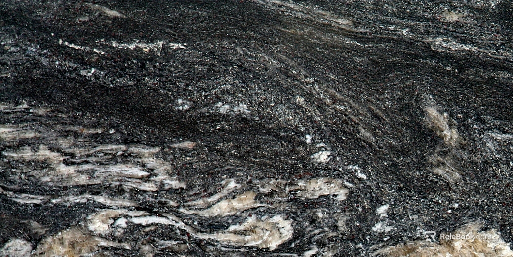 Black gray flowing water pattern marble background wall texture