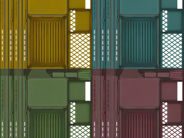 Multicolor industrial wind sheet metal texture (ID:ffaeh854326)