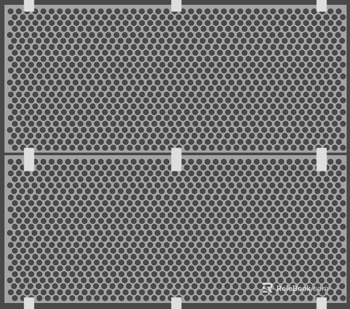 metal perforated plate texture