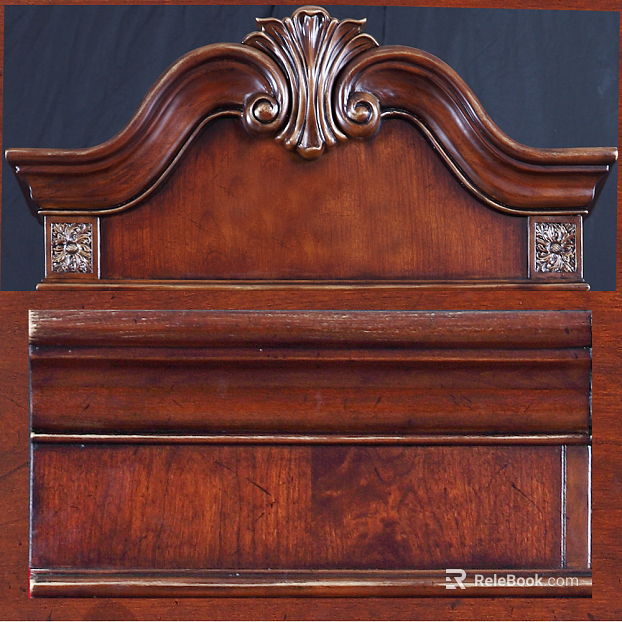 Wood cabinet solid color cabinet door panel texture